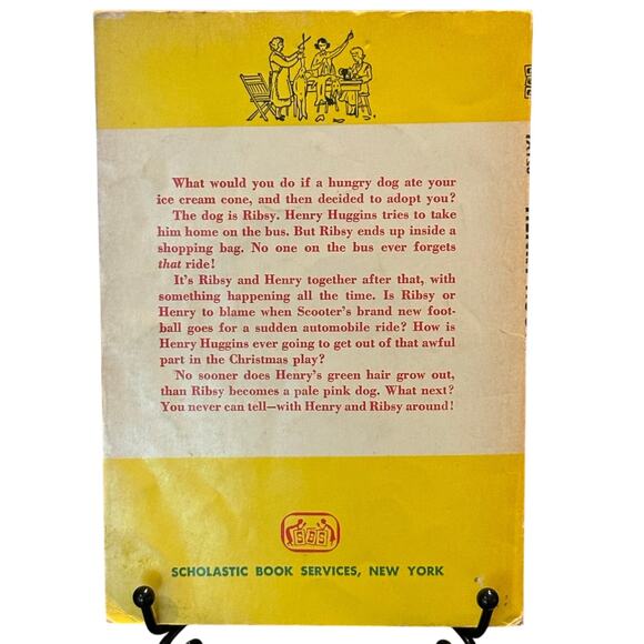 VTG 1968 Henry Huggins by Beverly Cleary, Scholastic Paperback - Picture 2 of 4